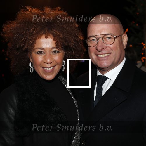 Amsterdam 19 december 2019
Premiere kerstcircus in Carre.  Diana Matroos met man