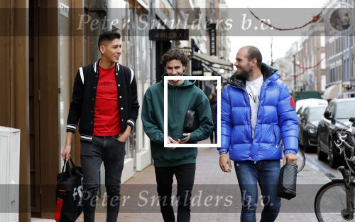 Amsterdam 9 december 2019
Ajax speler Edson Alvarez en zijn manager Nathan v Kooperen en een vriend op de pc hooftstraat.