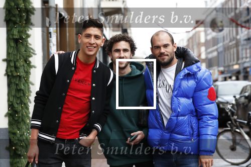 Amsterdam 9 december 2019
Ajax speler Edson Alvarez en zijn manager Nathan v Kooperen en een vriend op de pc hooftstraat.