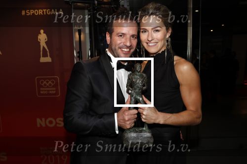 Amsterdam 18 december 2019
Sportman/ sportvrouw van het jaar gala in AFAS live ( Sportgala)
Estavana Polman kwam met Rafael v d Vaart