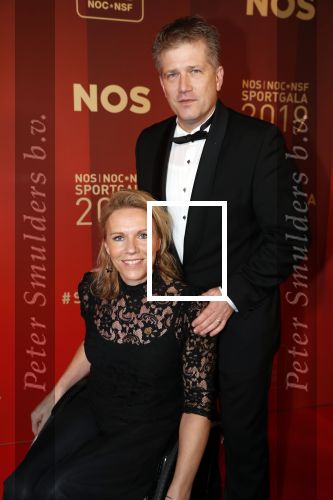 Amsterdam 18 december 2019
Sportman/ sportvrouw van het jaar gala in AFAS live ( Sportgala)
Esther Vergeer met partner