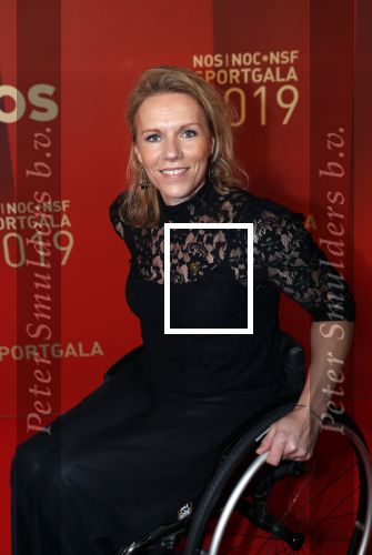 Amsterdam 18 december 2019
Sportman/ sportvrouw van het jaar gala in AFAS live ( Sportgala)
Esther Vergeer met partner