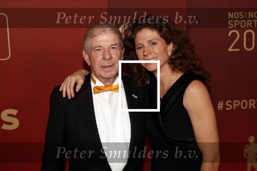 Amsterdam 18 december 2019
Sportman/ sportvrouw van het jaar gala in AFAS live ( Sportgala)
Barbara Barend met haar vader Frits