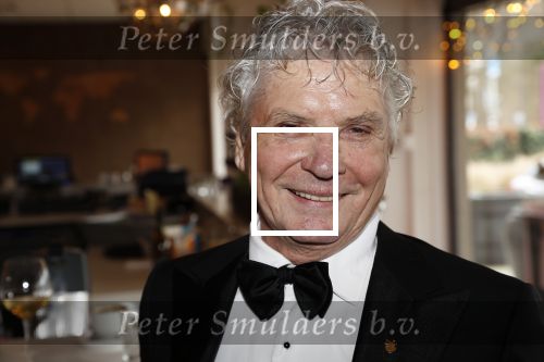 Den Haag 16 december 2019
De society lunch in hotel crown plaza . hans v Hemert met zijn vriendin