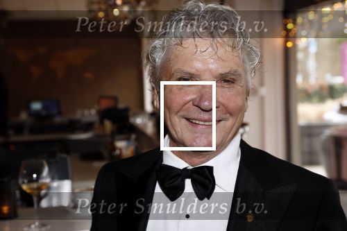 Den Haag 16 december 2019
De society lunch in hotel crown plaza . hans v Hemert met zijn vriendin