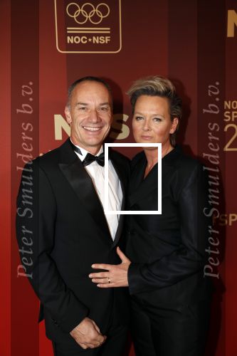 Amsterdam 18 december 2019
Sportman/ sportvrouw van het jaar gala in AFAS live ( Sportgala)
Helene Wiesenhaan met partner