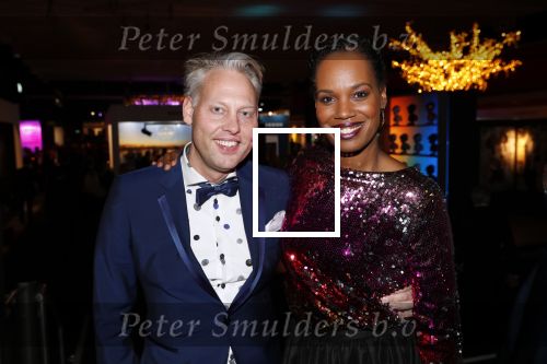 Amsterdam 12 december 2019
Luxury fair LXRY in de rai. Jasmine Sendar met een kennis