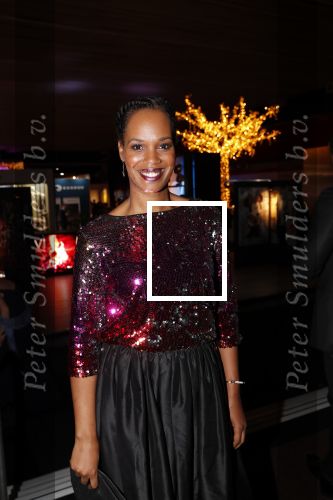 Amsterdam 12 december 2019
Luxury fair LXRY in de rai. Jasmine Sendar met een kennis