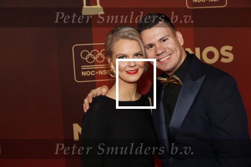 Amsterdam 18 december 2019
Sportman/ sportvrouw van het jaar gala in AFAS live ( Sportgala)
Jelle v Gorcum met partner