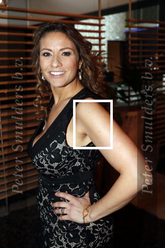 Den Haag 16 december 2019
De society lunch in hotel crown plaza . Jessica Mendels kwam met haar zus