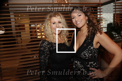 Den Haag 16 december 2019
De society lunch in hotel crown plaza . Jessica Mendels kwam met haar zus