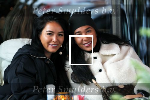 Amsterdam 14 december 2019
Joelle Gullit met een vriendin op de cornelis schuytstraat