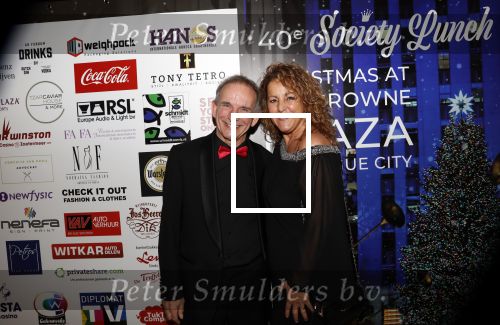 Den Haag 16 december 2019
De society lunch in hotel crown plaza . Johan Vlemmix kwam met een vriendin