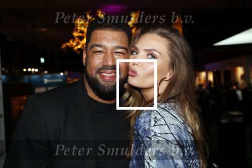 Amsterdam 12 december 2019
Luxury fair LXRY in de rai. Kim Feenstra kwam met haar vriend