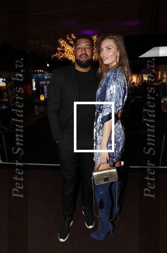 Amsterdam 12 december 2019
Luxury fair LXRY in de rai. Kim Feenstra kwam met haar vriend