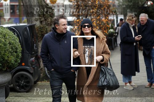 Amsterdam 14 december 2019
Marco Borsato en Leontine Borsato in amsterdam zuid.