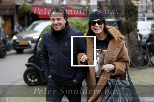 Amsterdam 14 december 2019
Marco Borsato en Leontine Borsato in amsterdam zuid.