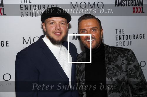Amsterdam 3 december 2019
Presentatie Amsterdam XXXL in Momo. Mick Harren met zoon Bowy  en Madame Movement