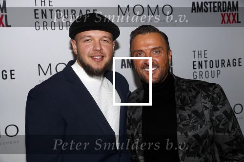 Amsterdam 3 december 2019
Presentatie Amsterdam XXXL in Momo. Mick Harren met zoon Bowy  en Madame Movement