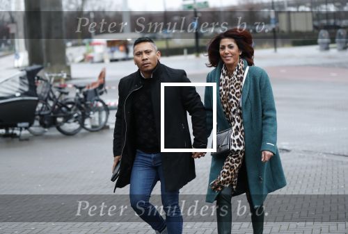 Amsterdam 22 december 2019
Rachel Hazes met haar nieuwe vriend Mike