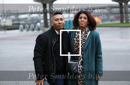 Amsterdam 22 december 2019
Rachel Hazes met haar nieuwe vriend Mike