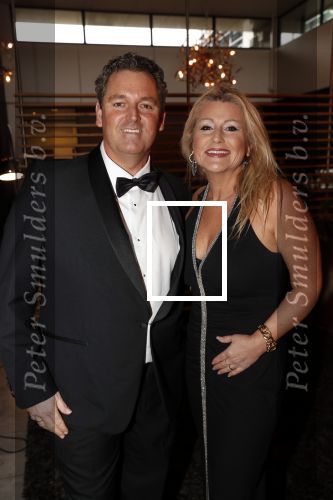 Den Haag 16 december 2019
De society lunch in hotel crown plaza . ramon beense  met vrouw