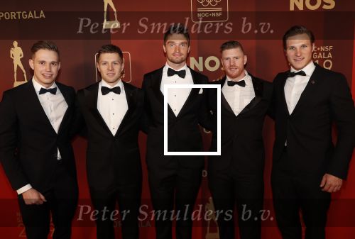 Amsterdam 18 december 2019
Sportman/ sportvrouw van het jaar gala in AFAS live ( Sportgala)
Baanwielrenners Roy v d Berg Harrie Lavreysen Jeffrey Hoogland Matthijs Buchli