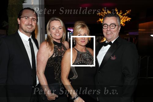 Amsterdam 12 december 2019
Luxury fair LXRY in de rai. Ruud Schildknegt  met vrouw en vrienden