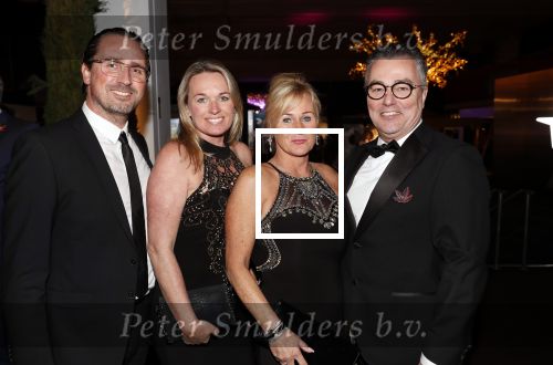 Amsterdam 12 december 2019
Luxury fair LXRY in de rai. Ruud Schildknegt  met vrouw en vrienden