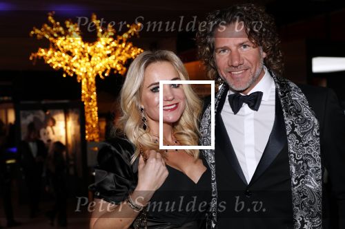 Amsterdam 12 december 2019
Luxury fair LXRY in de rai. Sonja Bakker met partner Barrie v Suijdam