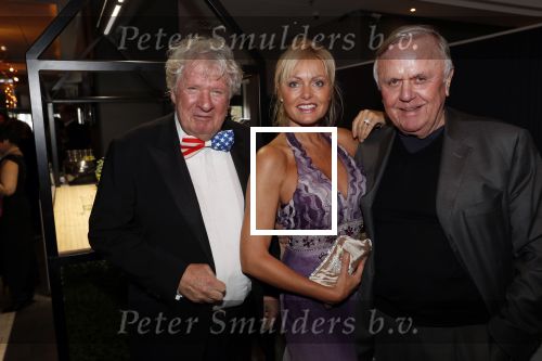 Den Haag 16 december 2019
De society lunch in hotel crown plaza . Sophia de Boer met Harry Mens en Willibrord Frequin