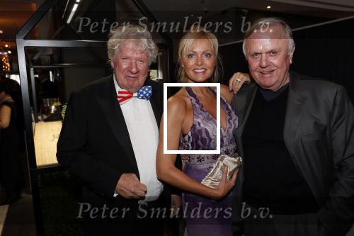 Den Haag 16 december 2019
De society lunch in hotel crown plaza . Sophia de Boer met Harry Mens en Willibrord Frequin