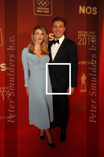 Amsterdam 18 december 2019
Sportman/ sportvrouw van het jaar gala in AFAS live ( Sportgala)
Tess Wester met haar vriend Mart Lieder