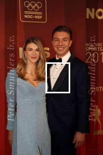 Amsterdam 18 december 2019
Sportman/ sportvrouw van het jaar gala in AFAS live ( Sportgala)
Tess Wester met haar vriend Mart Lieder