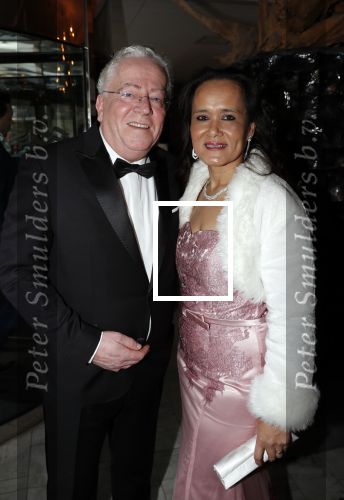 Den Haag 16 december 2019
De society lunch in hotel crown plaza . Thomas Woolthuis met zijn vrouw