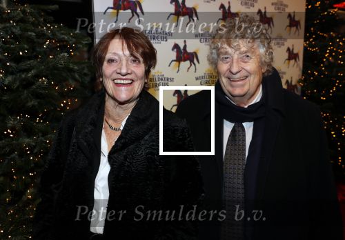 Amsterdam 19 december 2019
Premiere kerstcircus in Carre. Tonny Eyk met zijn vrouw