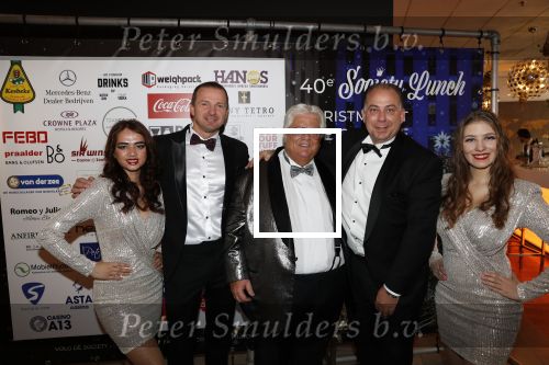 Den Haag 16 december 2019
De society lunch in hotel crown plaza . Dennis Vos Ron Stafleu en Tony Tetro