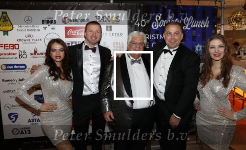 Den Haag 16 december 2019
De society lunch in hotel crown plaza . Dennis Vos Ron Stafleu en Tony Tetro