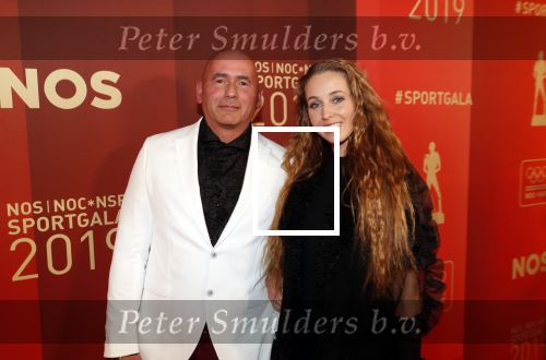 Amsterdam 18 december 2019
Sportman/ sportvrouw van het jaar gala in AFAS live ( Sportgala). Verona v d Leur met partner