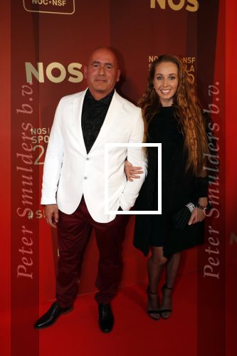 Amsterdam 18 december 2019
Sportman/ sportvrouw van het jaar gala in AFAS live ( Sportgala). Verona v d Leur met partner