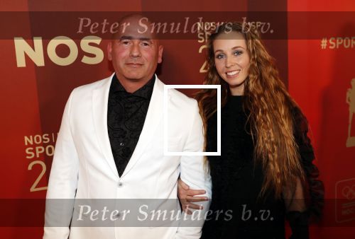 Amsterdam 18 december 2019
Sportman/ sportvrouw van het jaar gala in AFAS live ( Sportgala). Verona v d Leur met partner