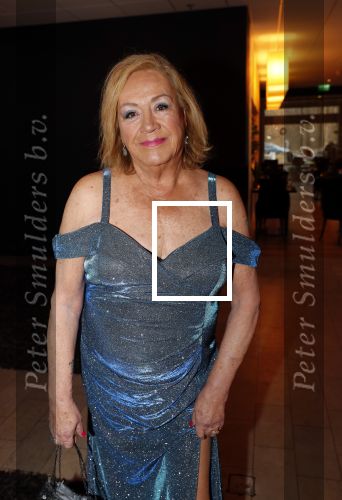 Den Haag 16 december 2019
De society lunch in hotel crown plaza . Viola Holt met Frank Jansen