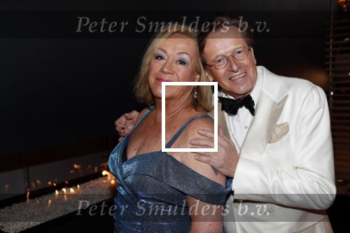 Den Haag 16 december 2019
De society lunch in hotel crown plaza . Viola Holt met Frank Jansen
