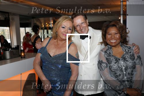 Den Haag 16 december 2019
De society lunch in hotel crown plaza . Viola Holt Frank Jansen en Justine Palmelay