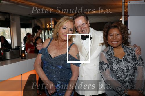 Den Haag 16 december 2019
De society lunch in hotel crown plaza . Viola Holt Frank Jansen en Justine Palmelay