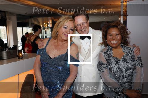 Den Haag 16 december 2019
De society lunch in hotel crown plaza . Viola Holt Frank Jansen en Justine Palmelay