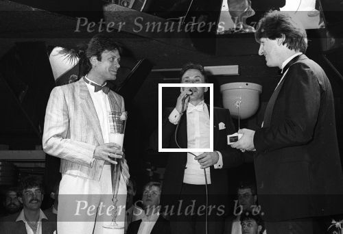 Puttershoek 4 Juni 1984
Feest georganioseerd door het weekblad Aktueel
bij Alcazar
Theo Sijthoff Henny Huisman en Rob de Nijs