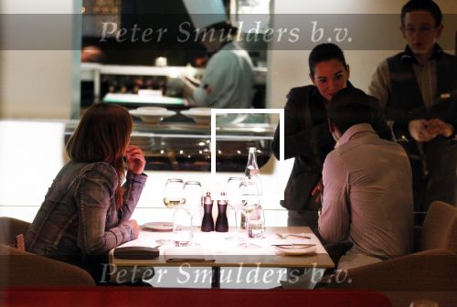 Amsterdam 22 januari 2011
Bryan Roy en Nada v Nie in restaurant van hotel the Grand.
Peter Smulders bv