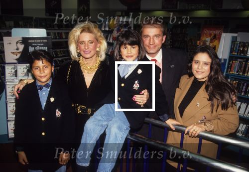 1992 Connie Breukhoven met haar ex-man Hans Breukhoven en rechts op de foto Constanza Breukhoven
Foto Peter Smulders BV