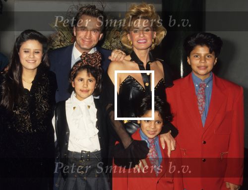 1992 Connie Breukhoven met haar ex-man Hans Breukhoven en rechts op de foto Constanza Breukhoven
Foto Peter Smulders BV